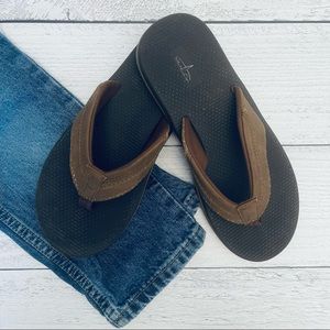 Bluefin Boys Brown Flip Flop Sandals Size 5